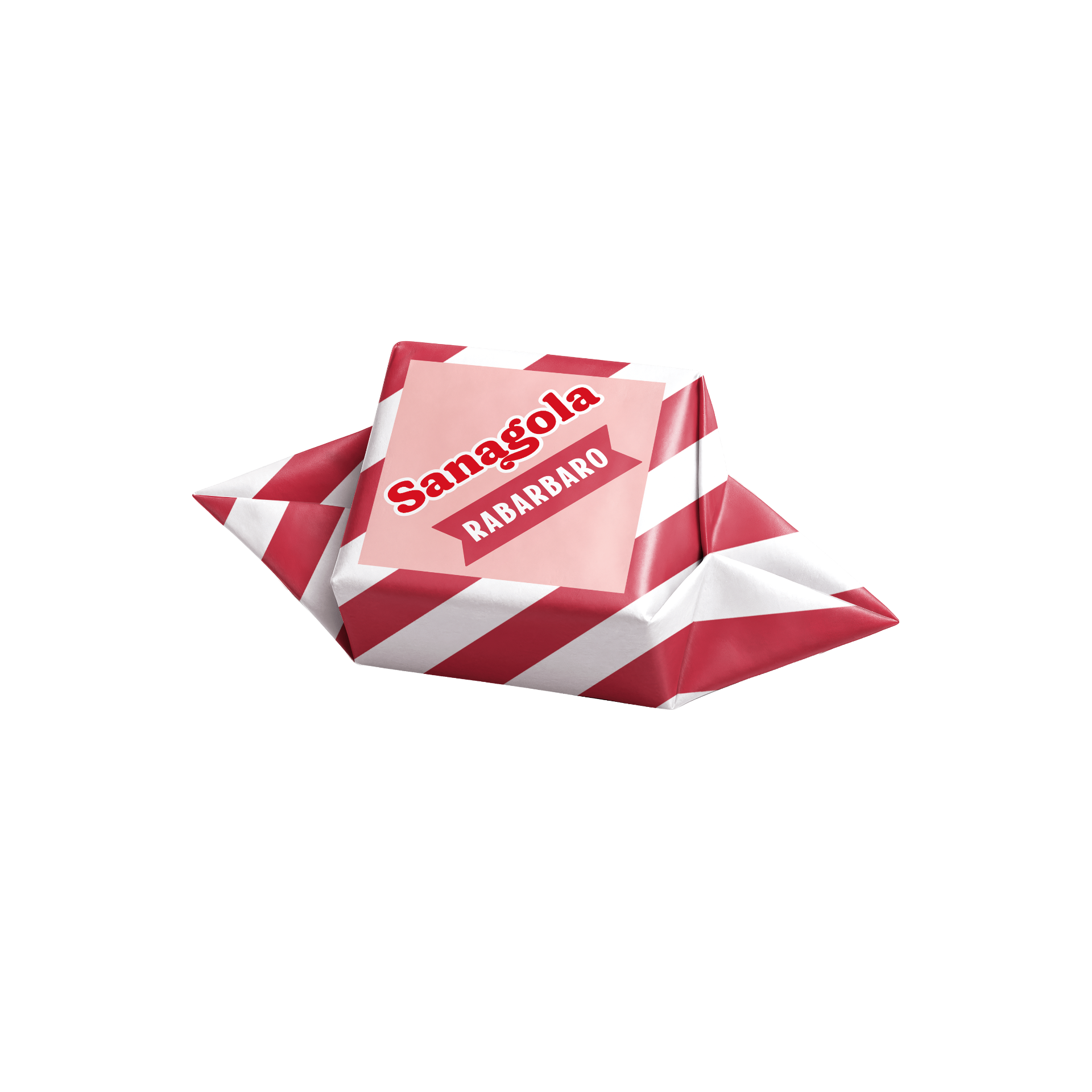 Caramella al rabarbaro incartata