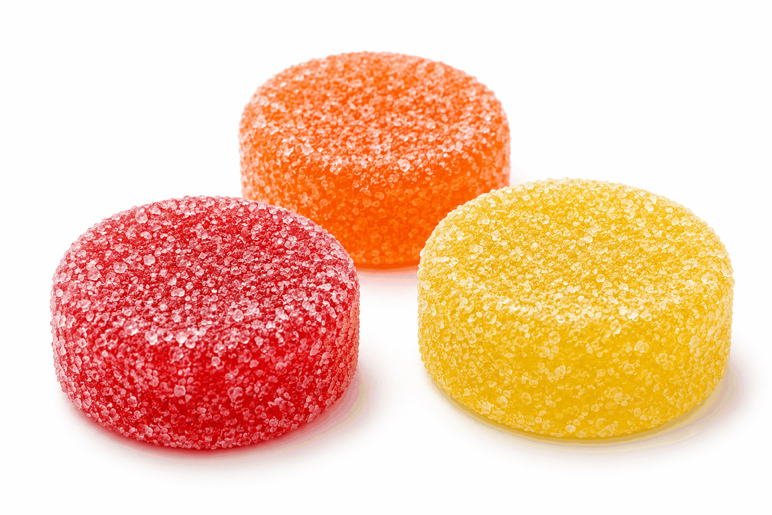 Caramelle gommose lampone, limone e arancia