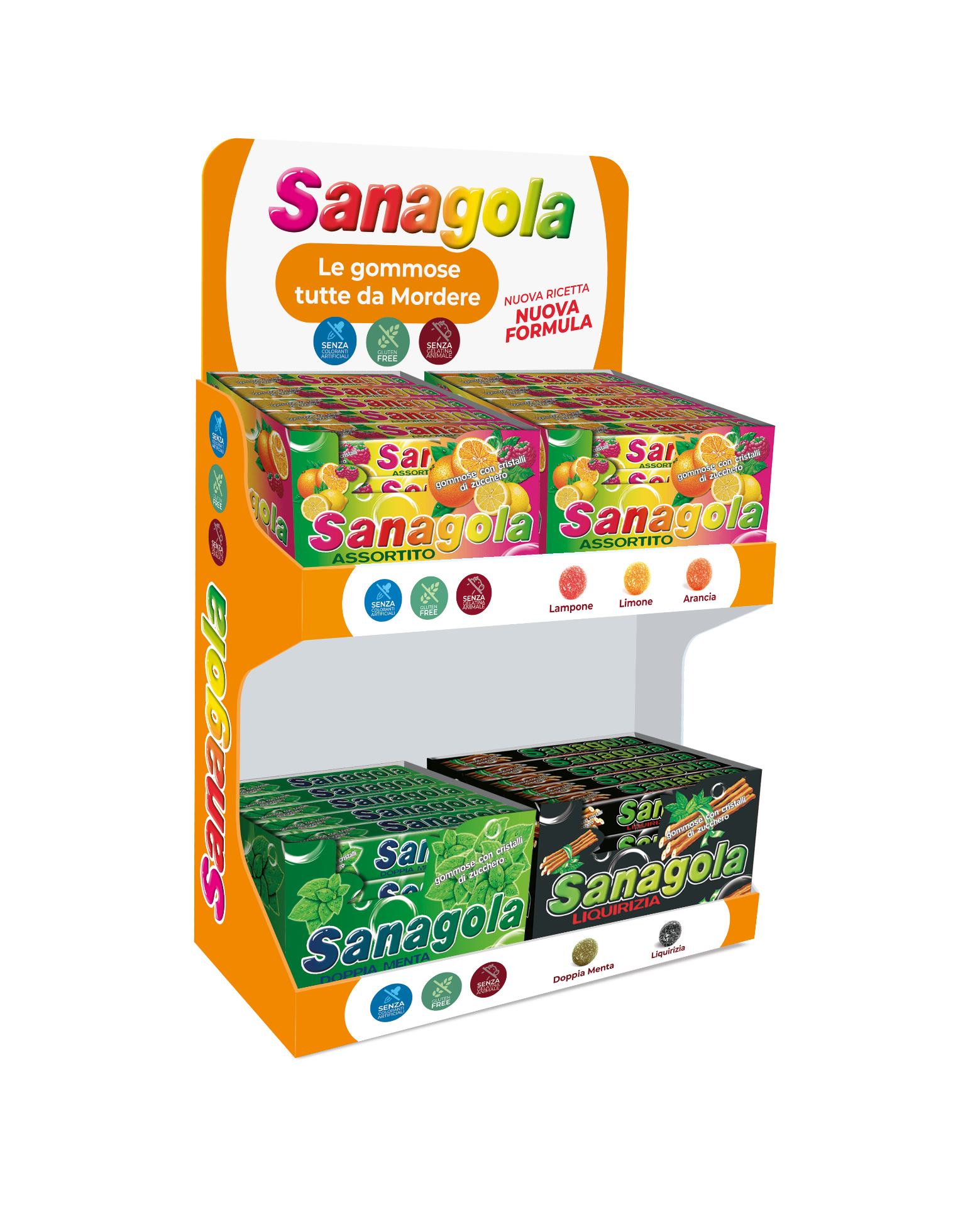 Espositore Sanagola pre-assortito